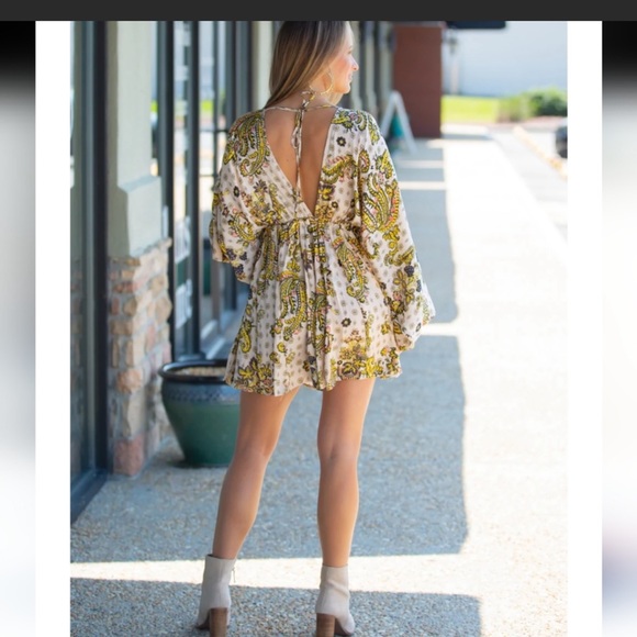 🎉LAST PIECE 🎉FREE PEOPLE Printed Arzel Mini Dress - Picture 7 of 7